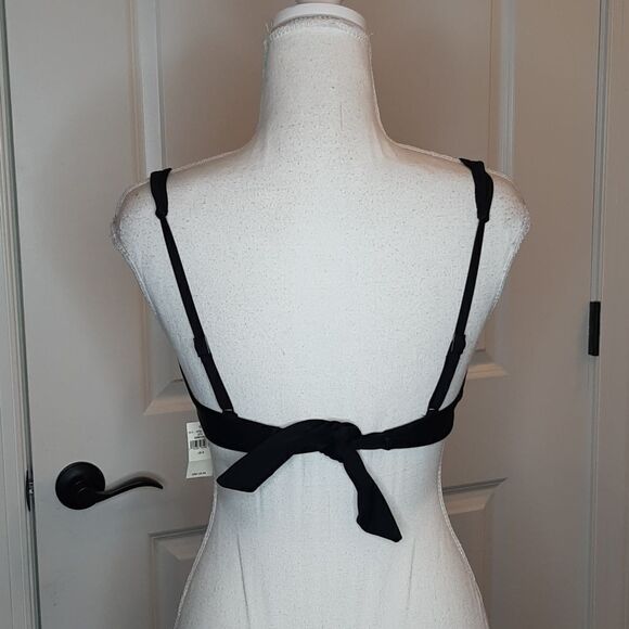 Aerie Scoop Black Bikini Top - Picture 2 of 8